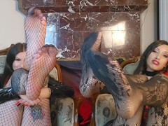 Hypnotic Foot Fetish Video From Two Goddesses. Worship