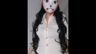 Tiktok Challenge Masked Girl