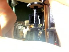 mini cock fat guy enjoying the glorious sun