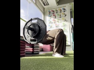 Training at GYM public SFW