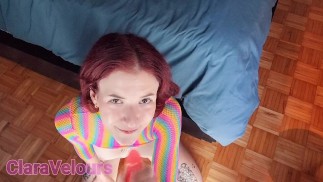 POV Cute Girl Sucking