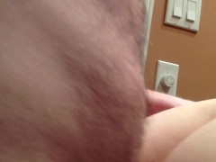Amateur BBW doing a Little quicky in the bathroom - Screenshot 9 of 16 - Real Couple Homemade
