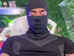 Masked man milks his dominant cock - Screenshot 16 of 16 - Mask Man