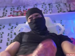 Masked man milks his dominant cock - Screenshot 6 of 16 - Mask Man
