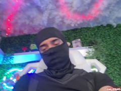 Masked man milks his dominant cock - Screenshot 9 of 16 - Male Whimpering
