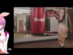 Vtuber reacciona Entrenamiento tentador con Cammy Street Fighte