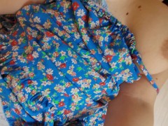 Innocent Sexy Girl with Sweet Panties allows Me to Rub Cock on Her Pussy