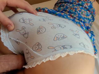 I Rub Cock against my Sweet Stepsister's Ass