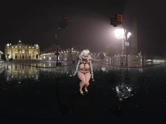 [VR]Anal vibrator dance of a girl in bondage in agony