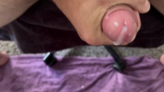 Luce Avery Jerking off  watching Porn. Nice cumshot