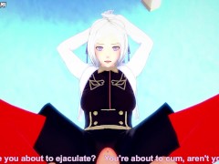 Edelgard from Fire Emblem Three Houses Gives You A Footjob Hentai POV