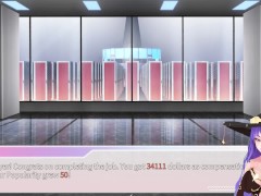 Sperm Powered Passion in Idol Hands |Gameplay 03|VTuber - Screenshot 10 of 16 - Morning Blowjob
