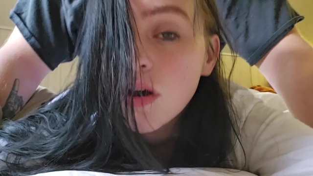 Teasing Beautiful Brunette Wifes Tight Ass With The Tip Of My Cock While She Dirty Talks For Me