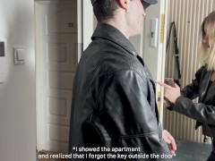 Sexy Blonde Drags Club Guy Home For Wild Fucking still 5