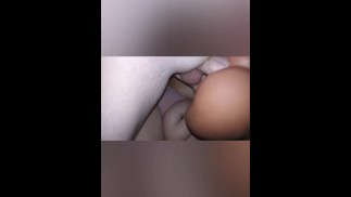 Using a toy to drain daddy's cock