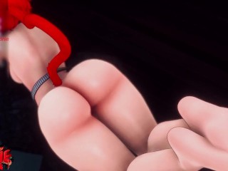 POV 操你的大booty红发女郎猫女