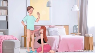 SexNote - SEX SCENE - Stepmom caught fucking Maid's Ass with huge Strapon Dildo - Lesbian Anal