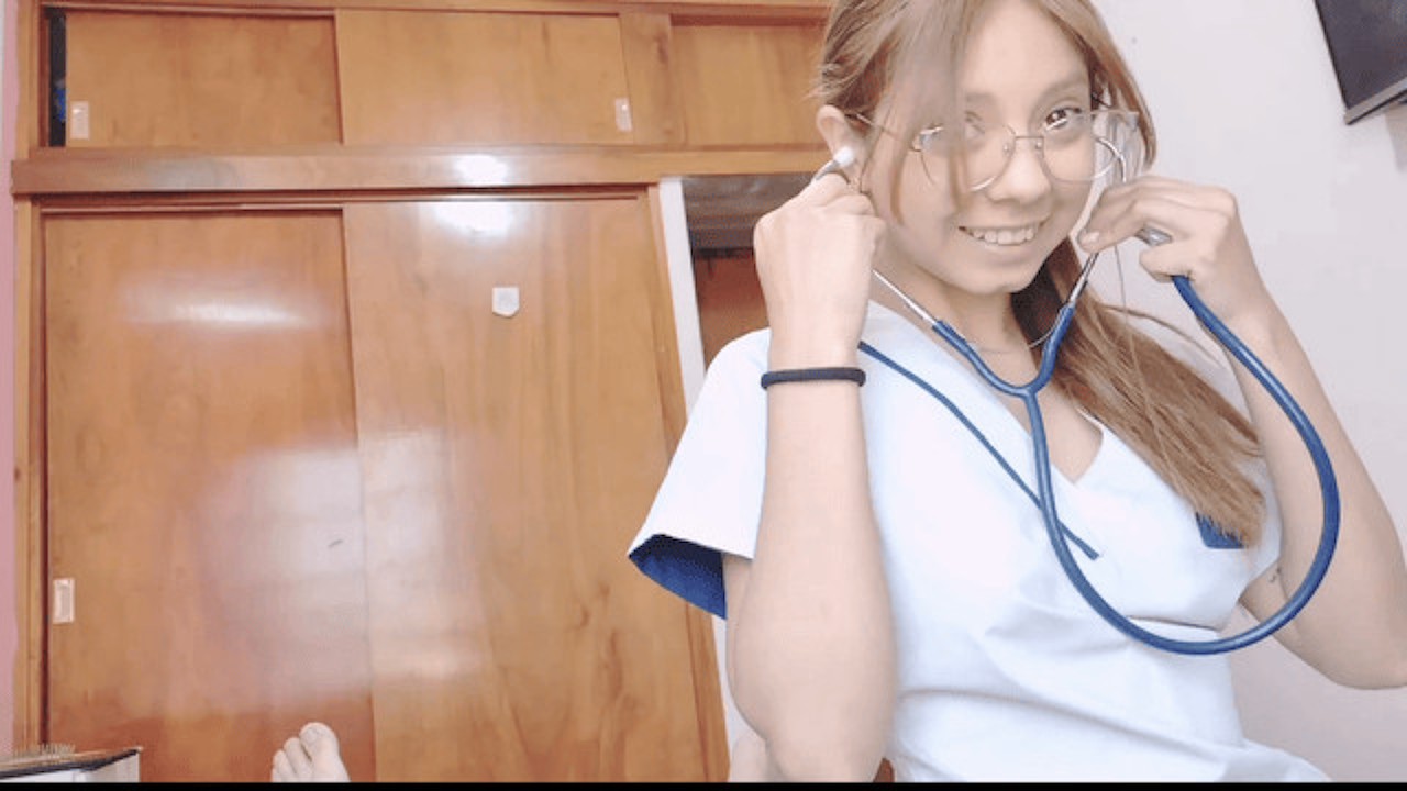 POV - Young Nurse Helps Me Feel Better With Sex - AbyMew