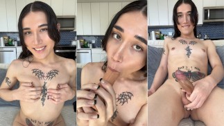 Petite Asian TGIRL Helps You Relax With MOANING BLOWJOB And JERKOFF Sounds ASMR (solo)