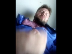 My cock pushed out sperm