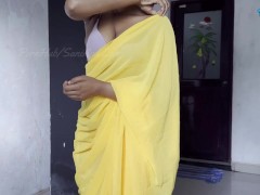 (ලස්සන නෑනා)ඒක දකිද්දී කාටද මෝල් වෙන් නැත්තේ Sr Lankan beautiful Hot Stepsis Make Feel With Her sari - Screenshot 2 of 16 - Sri Lankans