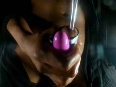 how long can i last ? sounding and vibrating my cock big load