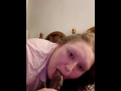 SPIT BUBBLE ENDING 🫧🤭🤤 - Screenshot 5 of 16 - Sloppy Spit Blowjob