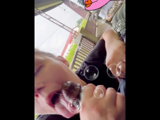 Уход😳😳 за лицом на крыльце!!