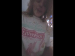 Sucking a big dick untill its hard enough to ride.  Then doggy style