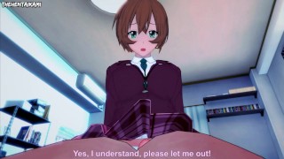Chinkyu из Ikkitousen дает вам хентай футджоб от первого лица