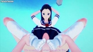 Kakouen из Ikkitousen дает вам хентай футджоб от первого лица