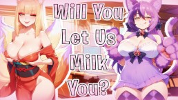 [FF4M系列]为了你的工作面试，两个Hot怪物女孩挤奶以确保质量[ASMR预览]