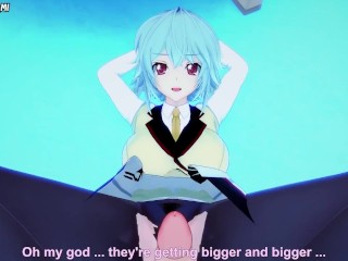 Tatenashi из Infinite Stratos дает вам хентай футфетиш POV