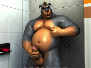 Jack off in Shower (House of Beef) Part 5