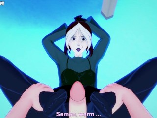 Rogue из Marvel дает вам хентай футджоб от первого лица