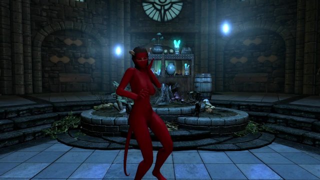 Skyrim Demon Chick Dancing
