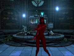 More Skyrim Demon Chick Dancing 13/16