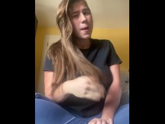 First EVER JOI - Screenshot 10 of 16 - Girl Masturbating