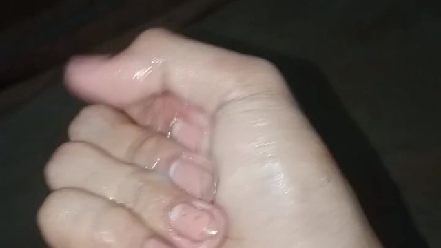 Found out that cum is a bit sweet and yummy  Who wants to taste?