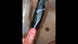 Intense Orgasm With So Much Cum For Me To Clean Up