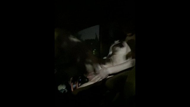 Shy trans boy masturbates in his car