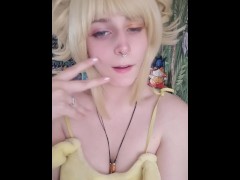 Cosplay Toga Himiko And Jean Genshin Ahegao