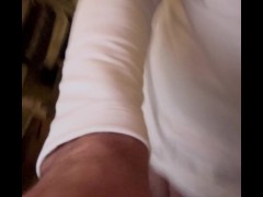 Cumming on desk again to Riley Reid