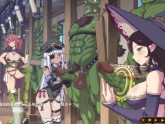 【#01 精霊の妊 - 傲慢なエルフたちを妊娠させて征服せよ-実況】爆乳女エルフに手コキやフェラで逆レ搾精されてしまうオーク。 - Screenshot 7 of 16 - Bigtits Hentai