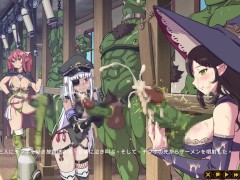 【#01 精霊の妊 - 傲慢なエルフたちを妊娠させて征服せよ-実況】爆乳女エルフに手コキやフェラで逆レ搾精されてしまうオーク。 - Screenshot 8 of 16 - Hentai Game