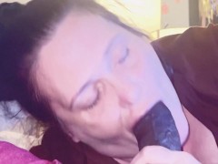 Hot thick midget suck and slurping on a bbc 1/16