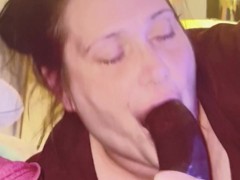 Hot thick midget suck and slurping on a bbc 14/16