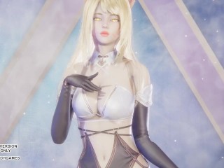 [MMD] IVE - LOVE DIVE Ahri Seraphine Sexy Kpop Dance 4K 60FPS