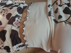 Touching Big Natural Tits of My  Stepsister  when Her BF not Home