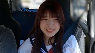 Female announcer aspirant Kasumi-chan①Licking blowjob and nipple licking handjob in the car.